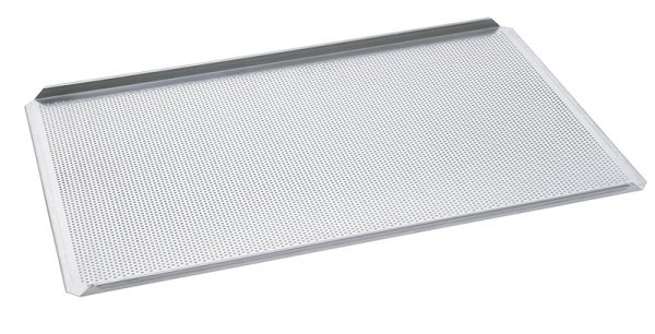 Backblech Aluminium 4-Rand gelocht 64,5x100cm