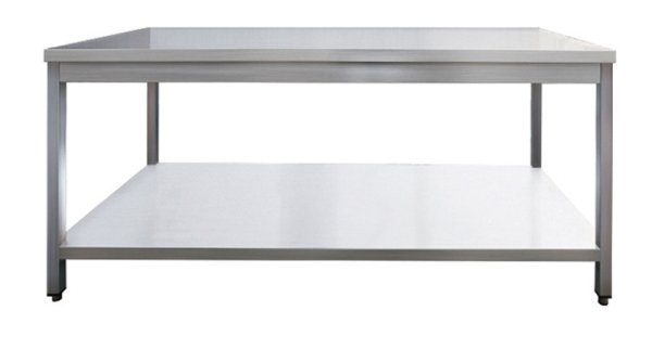 Arbeitstisch mit Bodenbord 160x70 cm