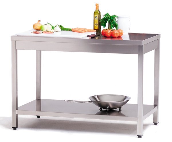 Arbeitstisch mit Bodenbord 160x70 cm – Bild 2